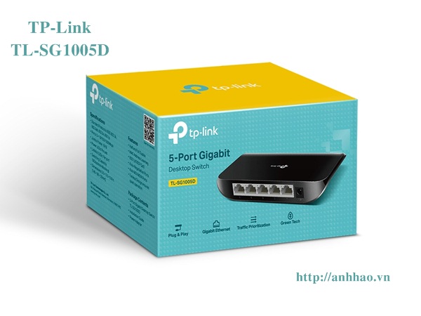 Switch chia mạng TP-link 5 cổng TL-SG1005D Gigabite